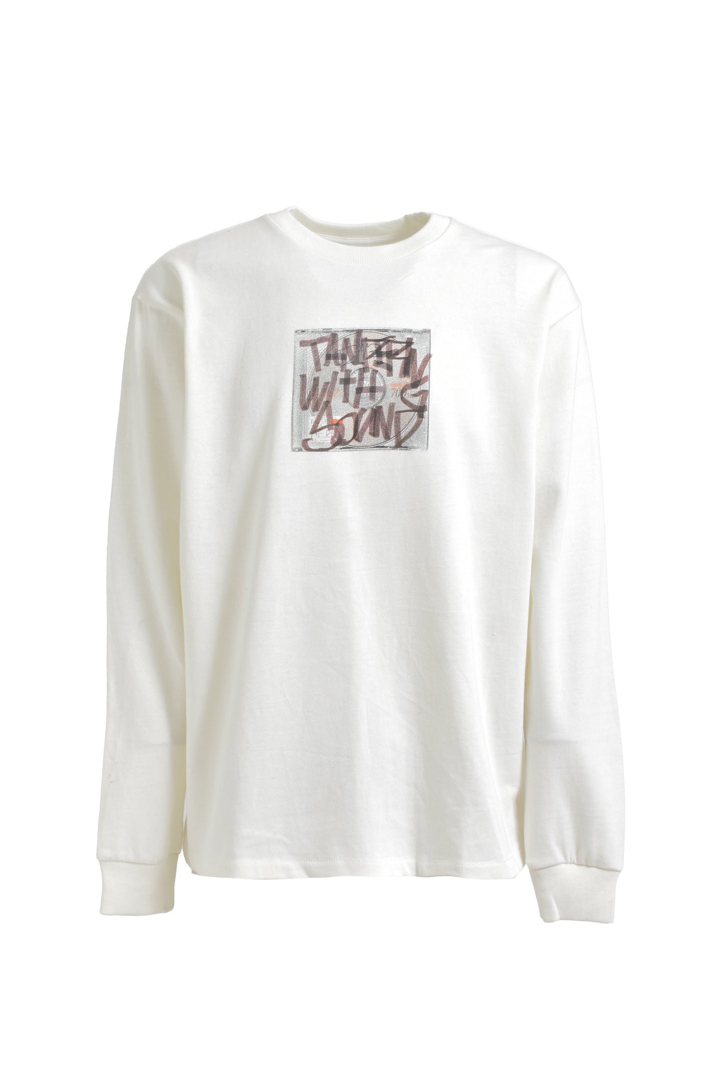 TAMPERING WITH SOUND L/S TEE / WHT