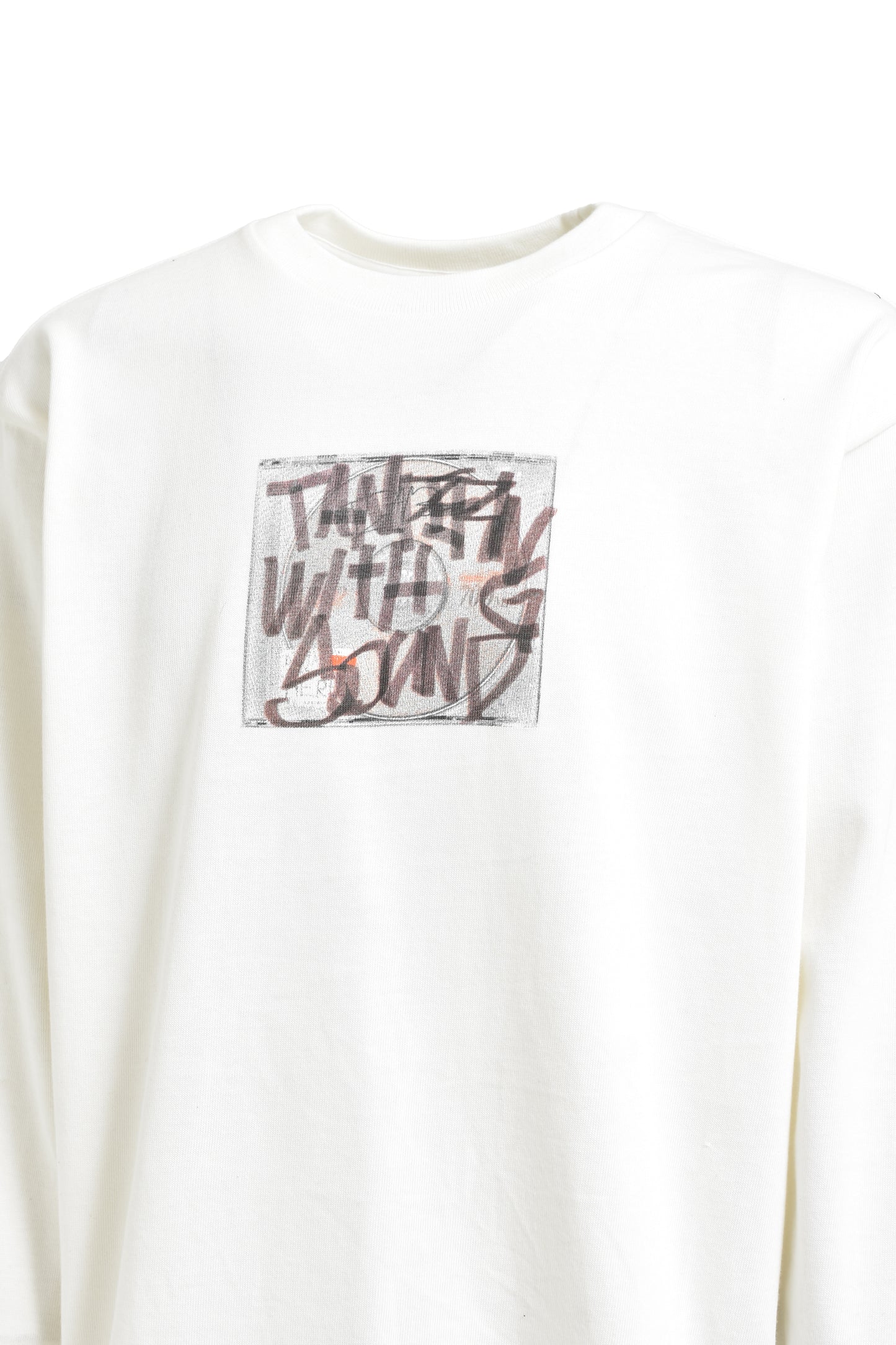 TAMPERING WITH SOUND L/S TEE / WHT