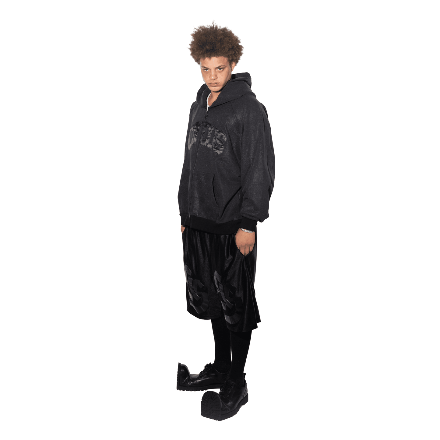KOLLIDE HOODIE WAXED BLACK