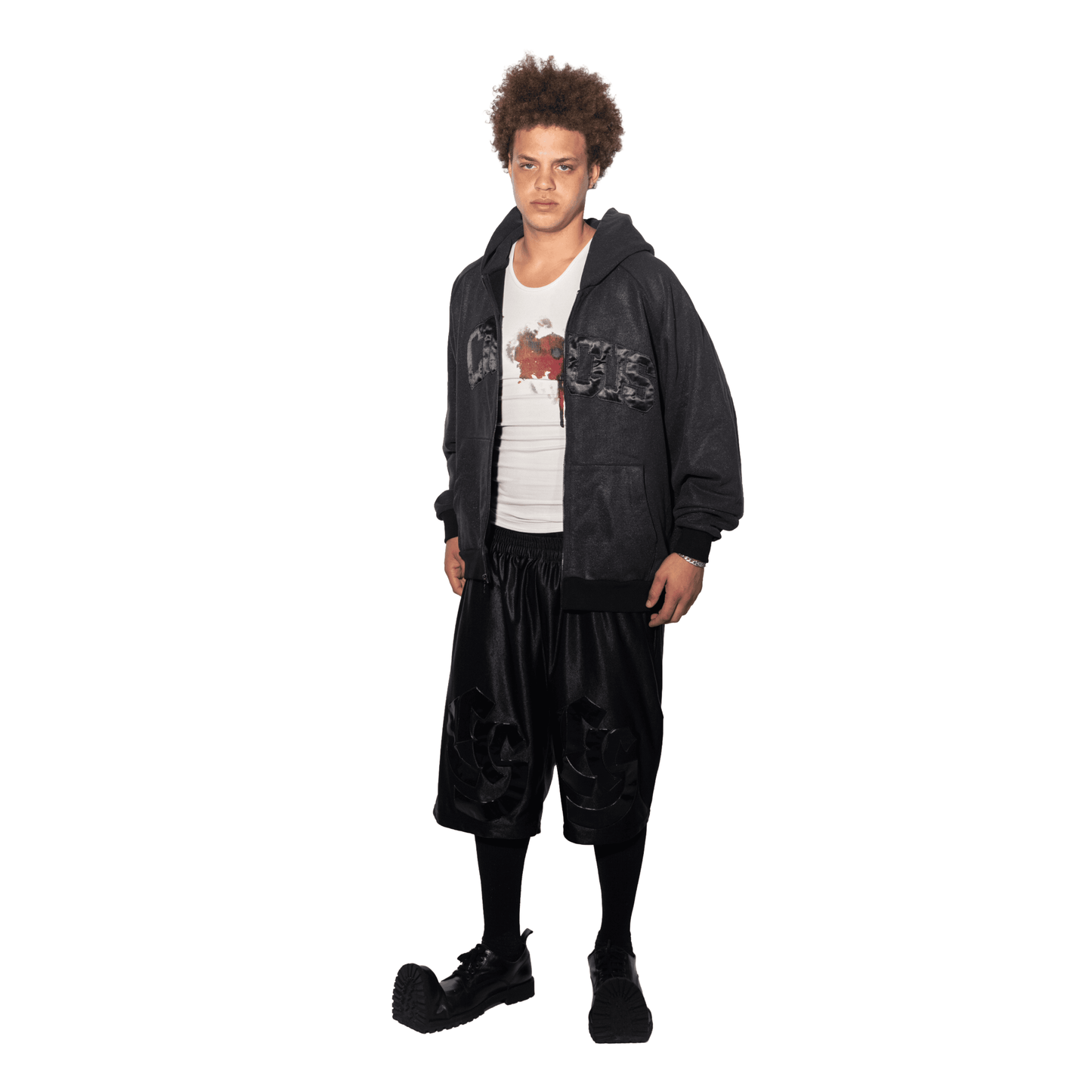 KOLLIDE HOODIE WAXED BLACK