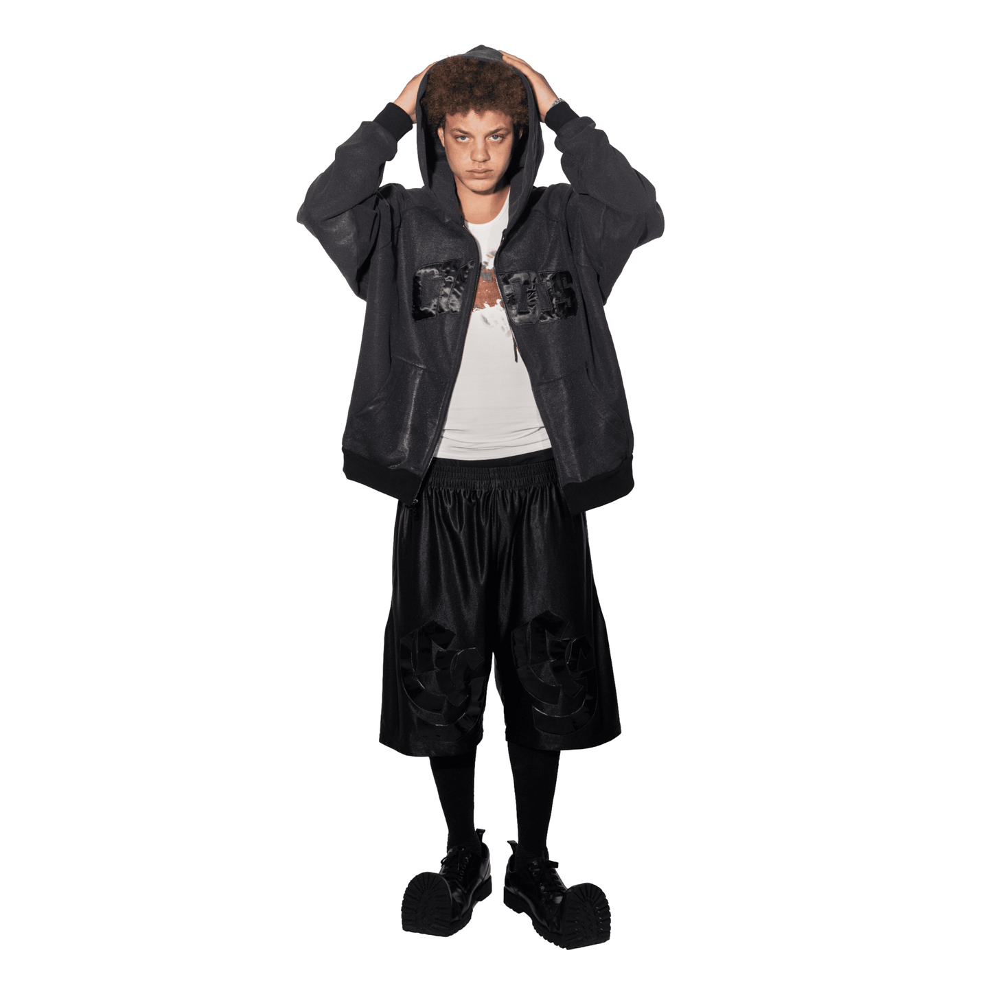 KOLLIDE HOODIE WAXED BLACK